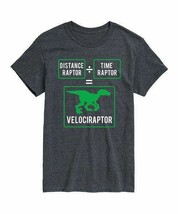 MSRP $33 Instant Message Men&#39;s &#39;Equals Velociraptor&#39; Tee Size Large NWOT - $13.11