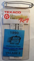 Texaco Havoline 1990 Plastic Pass + Busch 500 Nascar Ticket Stub Bristol... - £10.02 GBP