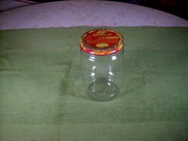 Vintage Jif Creamy Peanut Butter Glass Jar with Metal Lid 40 oz. - £11.96 GBP