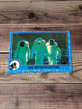 VINTAGE 1982 TOPPS - E.T. Movie Trading Cards # 53 THE INVESTIGATORS - $1.50