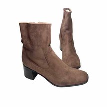 Jeffrey Campbell Brown Suede Ankle Boots Size 8.5 - £52.25 GBP