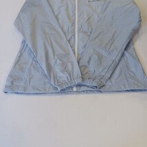 Columbia XL3555 Women's Blue Full Zip Hooded Rain Jacket Pockets Size Medium image 13