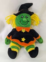 Halloween Green Witch Bean Plush 9 Inch  Stuffed Animal Toy - $14.95