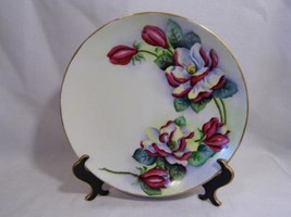 vintage 1950s China MAGNOLIA flowers, hand painted &amp; signed collector 9&quot;... - £12.75 GBP