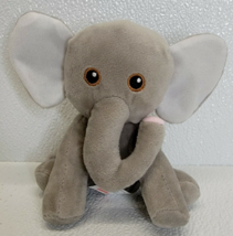 Rare 2018 Scholastic Gray Sitting Elephant Baby Plush EUC - £12.95 GBP