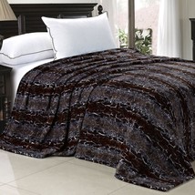 Soft Things Lightweight Animal Safari-Style Chocolate White Snake-Printed - $34.96