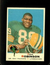 1969 Topps #190 Dave Robinson Vgex Packers Hof Nicely Centered *X61757 - £15.64 GBP