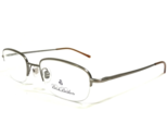Brooks Brothers Eyeglasses Frames BB403 1172 Silver Rectangular 49-20-135 - $74.58
