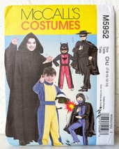 McCall&#39;s Costumes Super Hero-Batman-Car Racer-Bandit-Vampire M5952 Kids 7-14 - £11.34 GBP