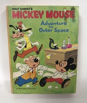 Mickey Mouse Adventure in Outer Space 1968 Vintage Big Little Book - £7.89 GBP