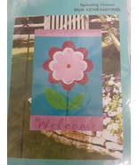 Meadow Creek &quot;Spinning Flower&quot; Decorative Garden Flag  12.5 x 18in  NIP - $12.97