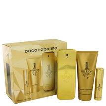 Paco Rabanne 1 Million Cologne Spray 3 Pcs Gift Set - $120.89