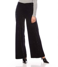 Karen Kane Women&#39;s Crushed Velvet Pants Black - $38.00
