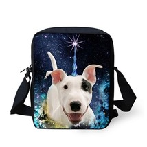 Fashion Messenger Bag for Women Men Cute Pet Cat Dog Pattern Children Kids Cross - £54.17 GBP