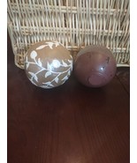Pier 1 Set Of 2 Decorative Balls New - £20.10 GBP