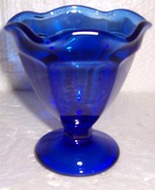 (1) ANCHOR HOCKING COBALT BLUE SHERBET GLASS - $23.99