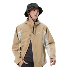  Camel Single Layer Hi Jackets 2022 Outdoor Men&#39;s Winter Jacket Soft Windbreaker - £121.03 GBP
