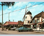 Replica Windmills Solvang CA California UNP Unused Chrome Postcard P1 - $3.91