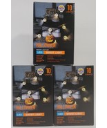 Lot Of 3 Happy Halloween Led Indoor Ghost Light Set, 10 Lights - $581.79 MXN