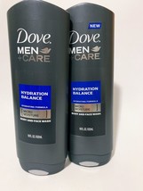 Dove Men +Care Body &amp; Face Wash. Hydration Balance 18 Oz Lot Of 2 - £51.24 GBP