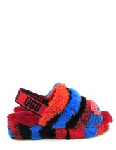 Ugg women&#39;s fluff yeah cali collage slides for women - size 6 - £65.56 GBP
