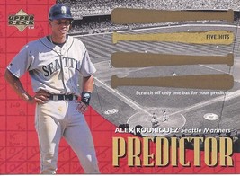 1997 Upper Deck Predictor Scratched Alex Rodriguez 27 Mariners - £0.79 GBP