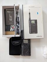 Eton Grundig Mini 300 PE Handheld Compact Shortwave AM FM Radio Black NEW - $197.46
