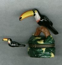 Toucan Hinged Box - $11.00