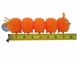 Aasha&#39;s Orange Stretchy Squeezable Stress Toy - Caterpillar - Tactile~Fi... - £13.12 GBP