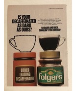 1989 Mountain Grown Folgers Coffee Vintage Print Ad Advertisement  pa31 - $7.91