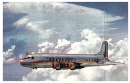 American Airlines DC 6 Flagship USA Mexico Canada Airline Issued Postcard - £7.81 GBP