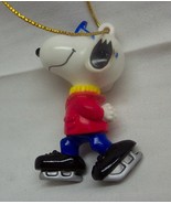 Peanuts Gang HOLIDAY WINTER SNOOPY ICE SKATING 2&quot; PLASTIC PVC CHRISTMAS ... - $20.83 CAD