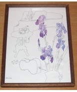 1977 MILLICENT TOMKINS &quot;IRIS&quot; MUSICAL INSTRUMENTS PRINT - $200.00