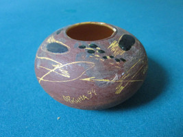 POTTERY STUDIE RUSSIAN BOWL SIGNED OPKUHA&#39;94  [*D3] - $103.17 CAD