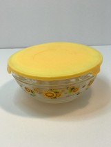 Flower Dute *Nesting Bowls* Sunflower 90s Style Set Of 5 Made In Usa With Lids!! - £23.89 GBP