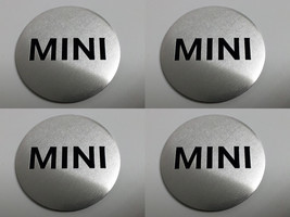 Mini 16 - Set of 4 Metal Stickers for Wheel Center Caps Logo Badges Rims  - $24.90+