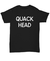 Quack Head Shirt Duck Addict T-Shirt Duck Farmer Gift for Duckaholic Hooked On - £15.87 GBP+