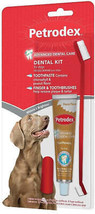 Sentry Petrodex Dental Kit For Dogs Peanut Butter Flavor: Veterinary Str... - $10.84+