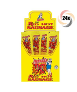 Full Box 24x Sausages Hannah&#39;s TNT Red Hot Sausage | 1.7oz | Chicken Bee... - $43.80 CAD