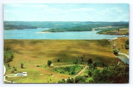 Postcard Neversink Reservoir Aerial View Near Liberty New York NY Delaware Water - £2.96 GBP