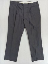Men&#39;s Dress Carrier Business Gray Pants Slacks Front Pleated Size 40&quot;W x... - $11.39