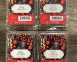 NEW HOLIDAY APPLE WREATH  2.5 OZ WAX MELTS - LOT OF 4 PACKAGES - $15.74