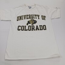 Champion University Of Colorado Men's White Cotton Graphic Print T-Shirt Small  image 11