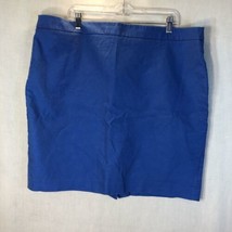 J. Crew Size 20 Cobalt Blue Pencil Skirt 100% cotton - £1,973.06 GBP