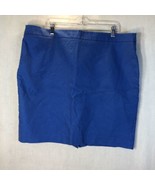 J. Crew Size 20 Cobalt Blue Pencil Skirt 100% cotton - £1,971.48 GBP