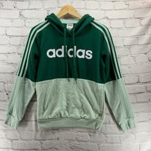 Adidas Pullover Hoodie Green Womens sz XS Flaw - £14.23 GBP