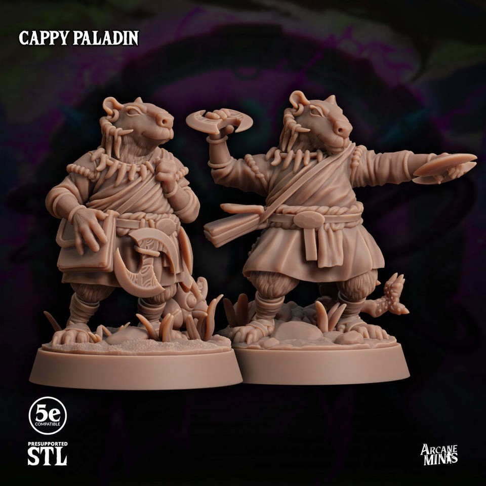 3D Printed Sordane Publishing Arcane Minis Cappy Ranger 28 32mm D&amp;D - $8.33+