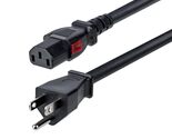 StarTech 15ft (4.5m) Heavy Duty Power Cord, NEMA 5-15P to Locking C13, 1... - $40.76