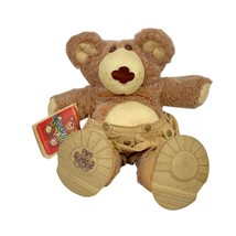 1980&#39;s Furskins Teddy Bear Bee Keeper Boone Large 24&quot; Plush Tags Attached - $22.76