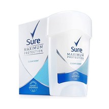 Sure Women Maximum Protection Clean Scent AntiPerspirant Deodorant Cream... - $31.00